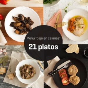 Menú bajo en calorías 21 platos