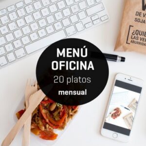 Menú mensual oficina 20 platos