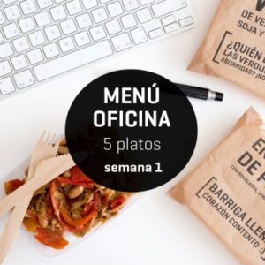 Menú semanal oficina 5 platos Semana 1
